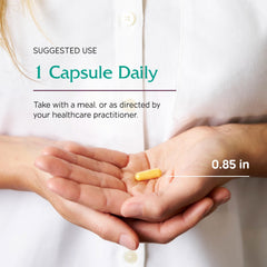 Close-up of Vitanica CoQ10 Extra capsules showing ease of use