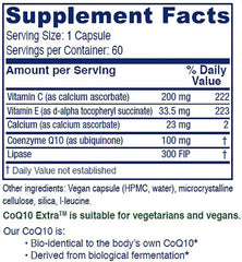 Vitanica CoQ10 Extra capsules neatly arranged; daily wellness support.