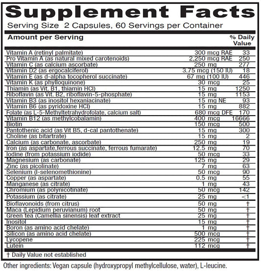 Close-up of Vitanica FemTeen Symmetry capsules for easy daily intake.