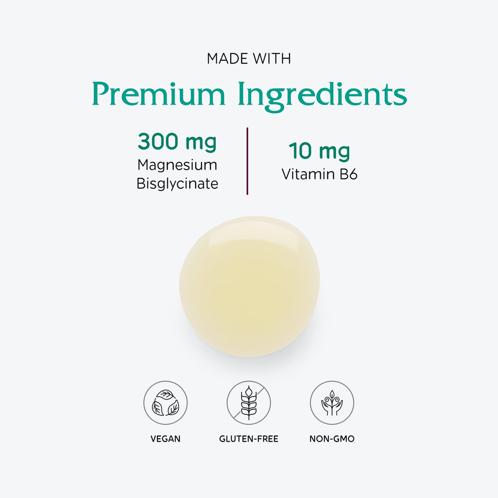 Measuring markings on the Vitanica Magnesium Tonic bottle for easy dosing.