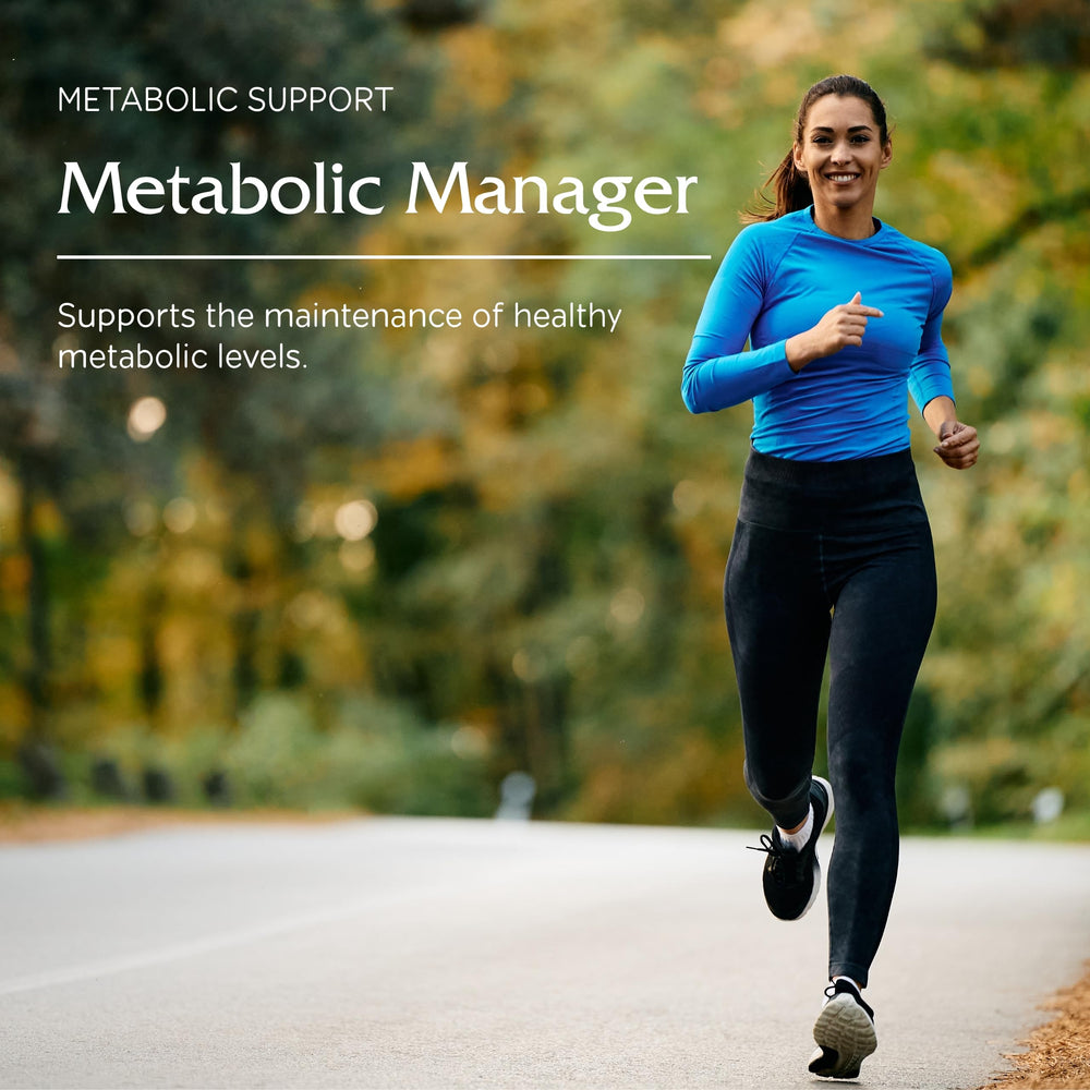 Vitanica Metabolic Manager label nutrition panel featuring chromium and vitamin D for balance