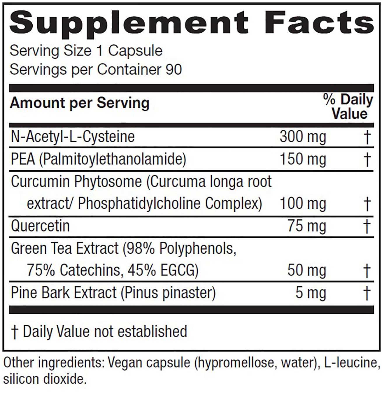 Vitanica NAC-Pea Extra capsules neatly arranged for daily vegan wellness.
