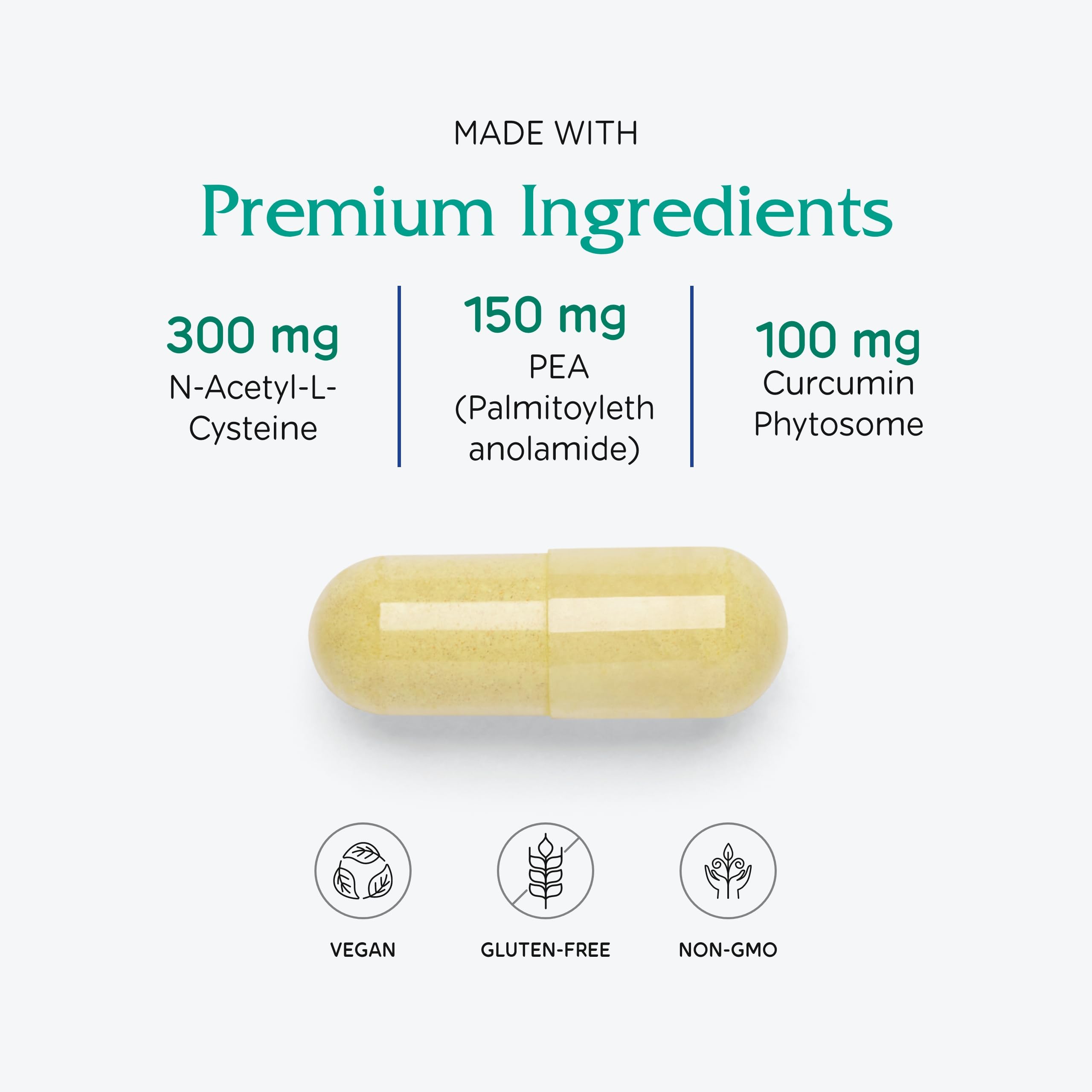 Vitanica NAC-Pea Extra curcumin ingredient close-up