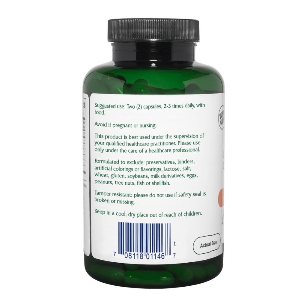 Close-up of OvaBlend capsules showing NAC and herbal ingredients for ongoing support