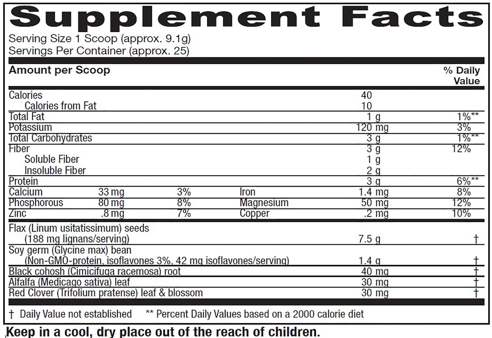 Vitanica Phytoestrogen powder dissolves easily in water for daily comfort during menopause.