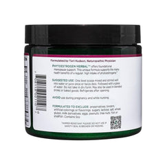 Vitanica Phytoestrogen with soy isoflavones highlighted for symptom support during hormonal changes.