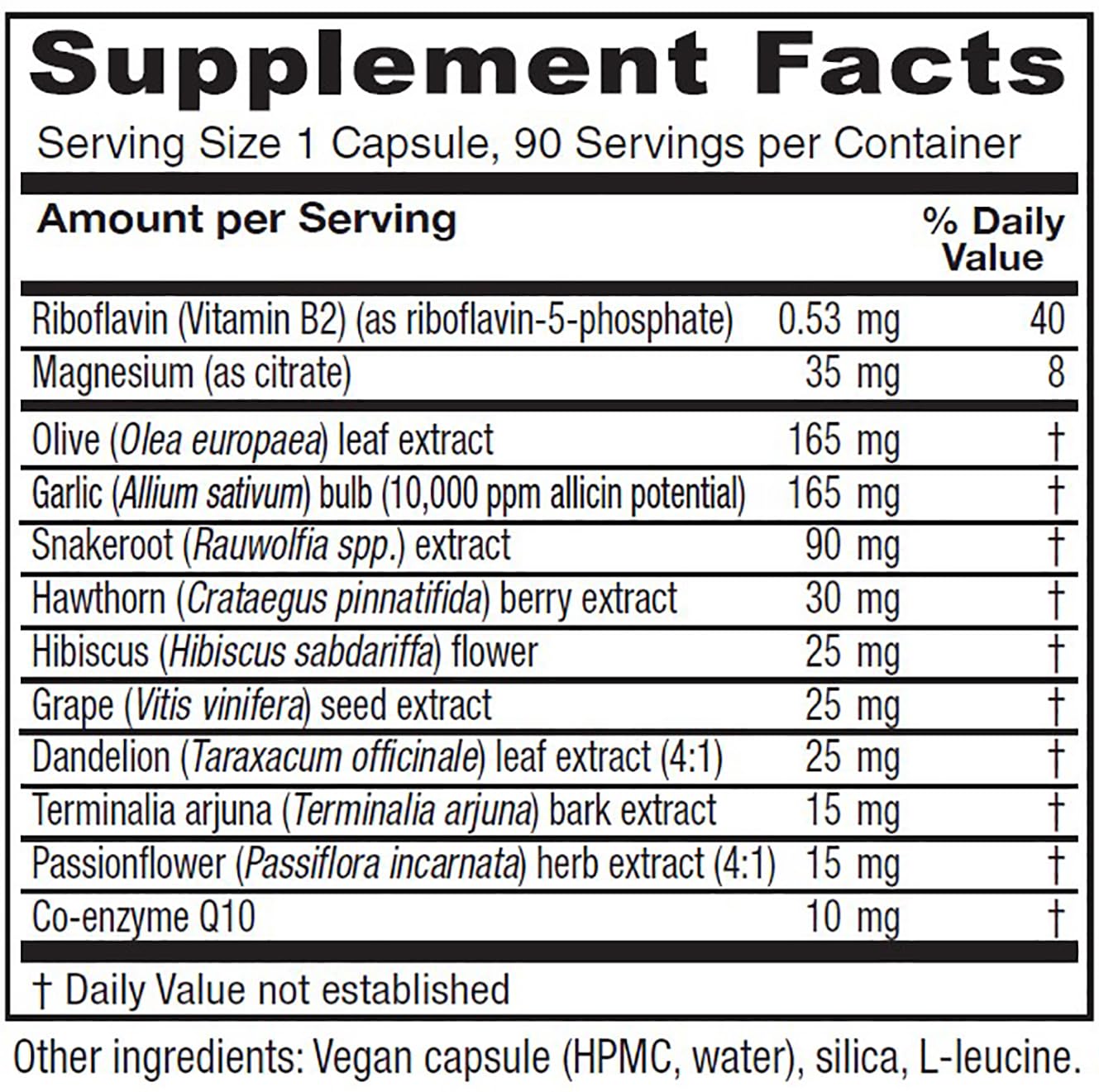 Vitanica Rauwolfia Extra bottle being poured for daily cardiovascular routine