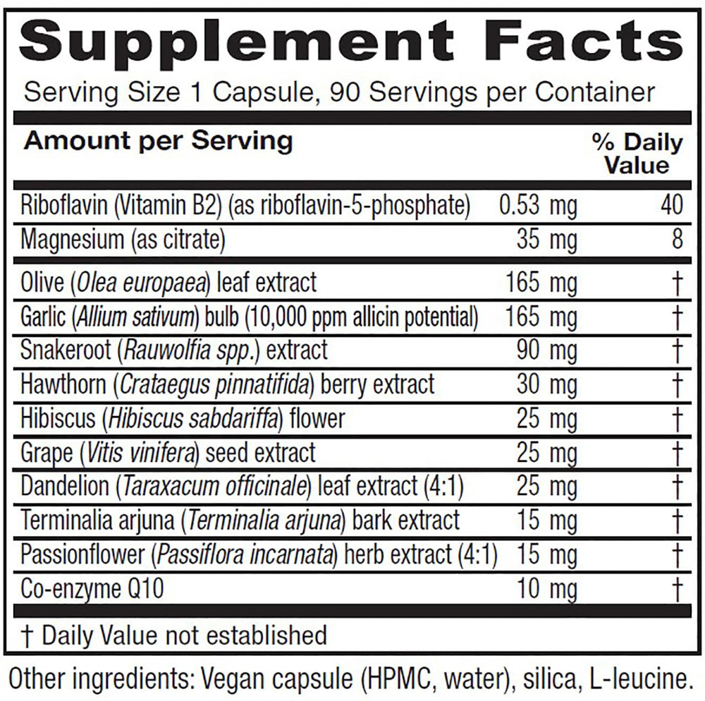 Vitanica Rauwolfia Extra bottle being poured for daily cardiovascular routine