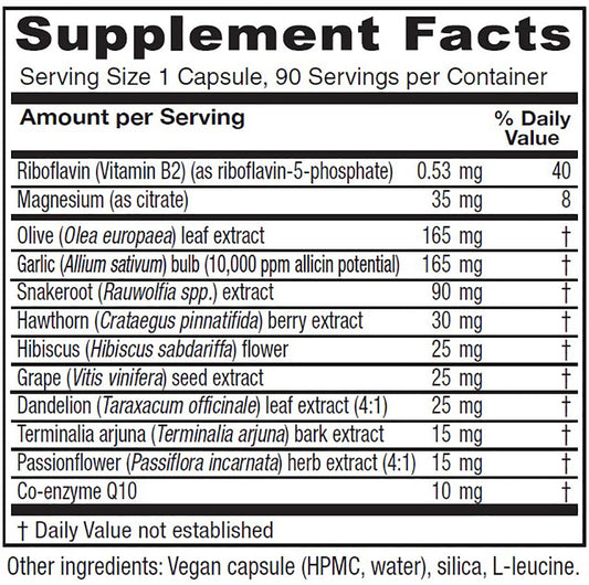 Vitanica Rauwolfia Extra bottle being poured for daily cardiovascular routine