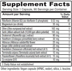 Vitanica Rauwolfia Extra bottle being poured for daily cardiovascular routine