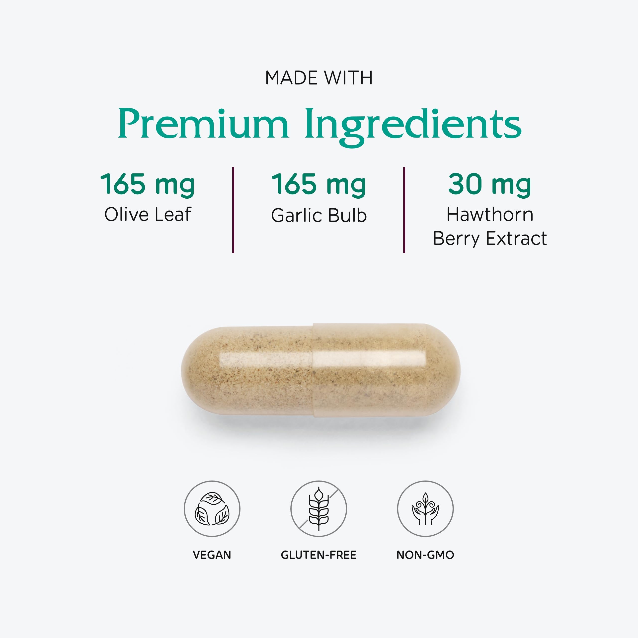 Vitanica Rauwolfia Extra ingredients list including CoQ10 and snakeroot.