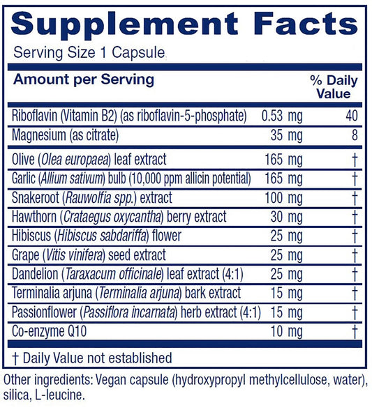 Vitanica Rauwolfia Extra label detail highlights vegan formula.