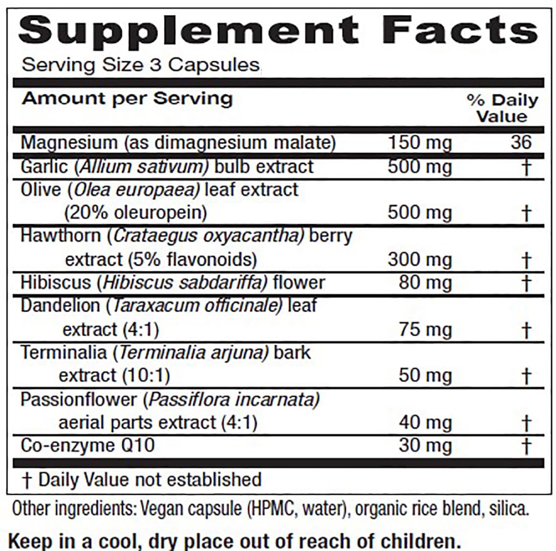 Vitanica VasoBlend bottle closeup highlighting vegan capsules