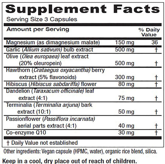 Vitanica VasoBlend bottle closeup highlighting vegan capsules