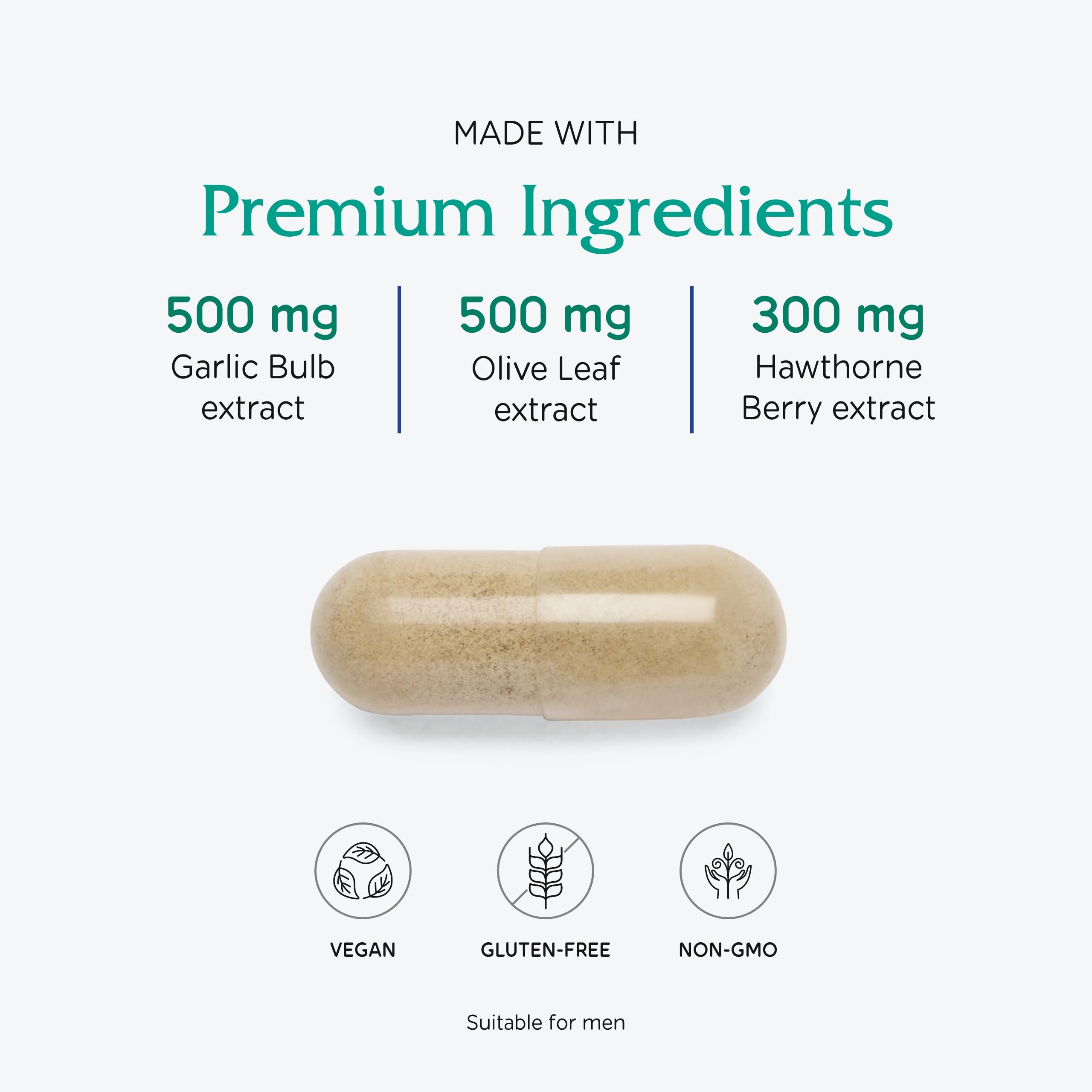 Hawthorn berry image from VasoBlend highlighting herbal heart support