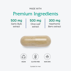 Hawthorn berry image from VasoBlend highlighting herbal heart support