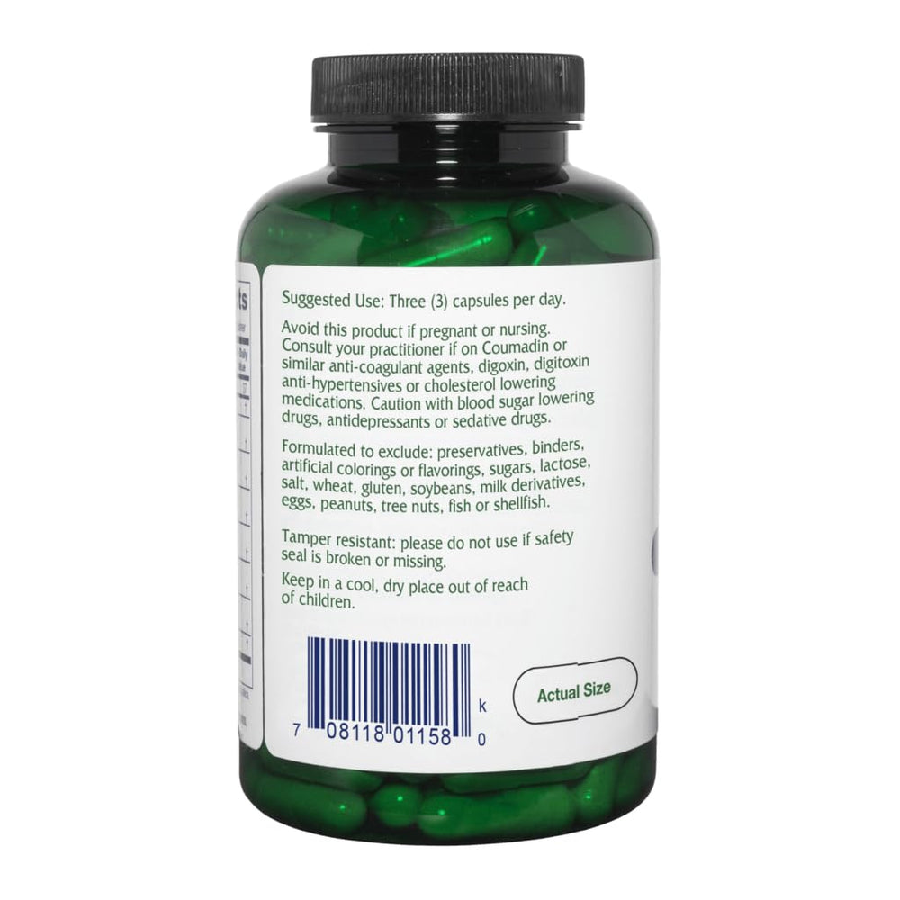 Vitanica VasoBlend label—magnesium and CoQ10 ingredients highlighted.