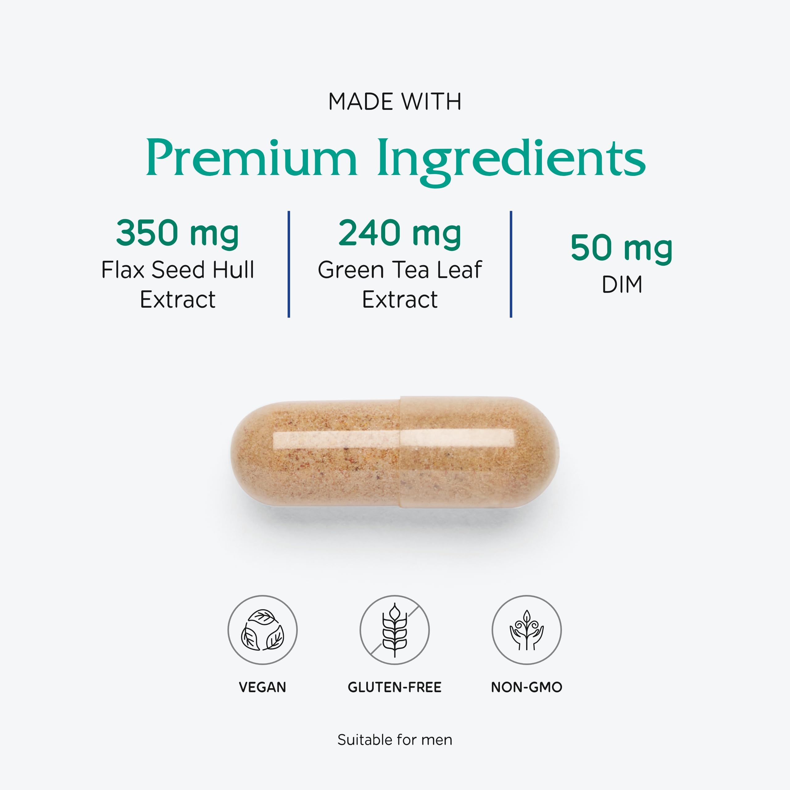 Vitanica vegan formula ingredients list featuring natural botanicals