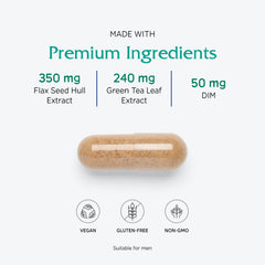 Vitanica vegan formula ingredients list featuring natural botanicals