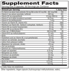 Vitanica Vegan Symmetry capsules daily doses for balanced vegan nutrition.