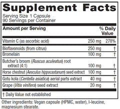 Vitanica VeinoBlend capsules close-up highlights vegan wellness in each capsule