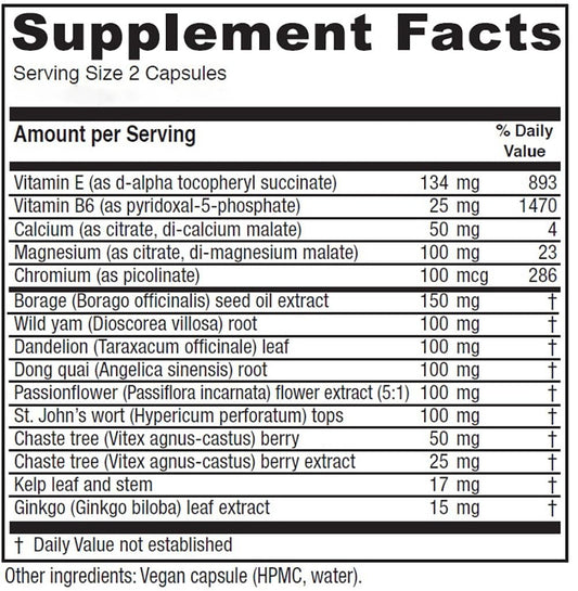 Vitanica Women's Phase I bottle front, ready for daily use