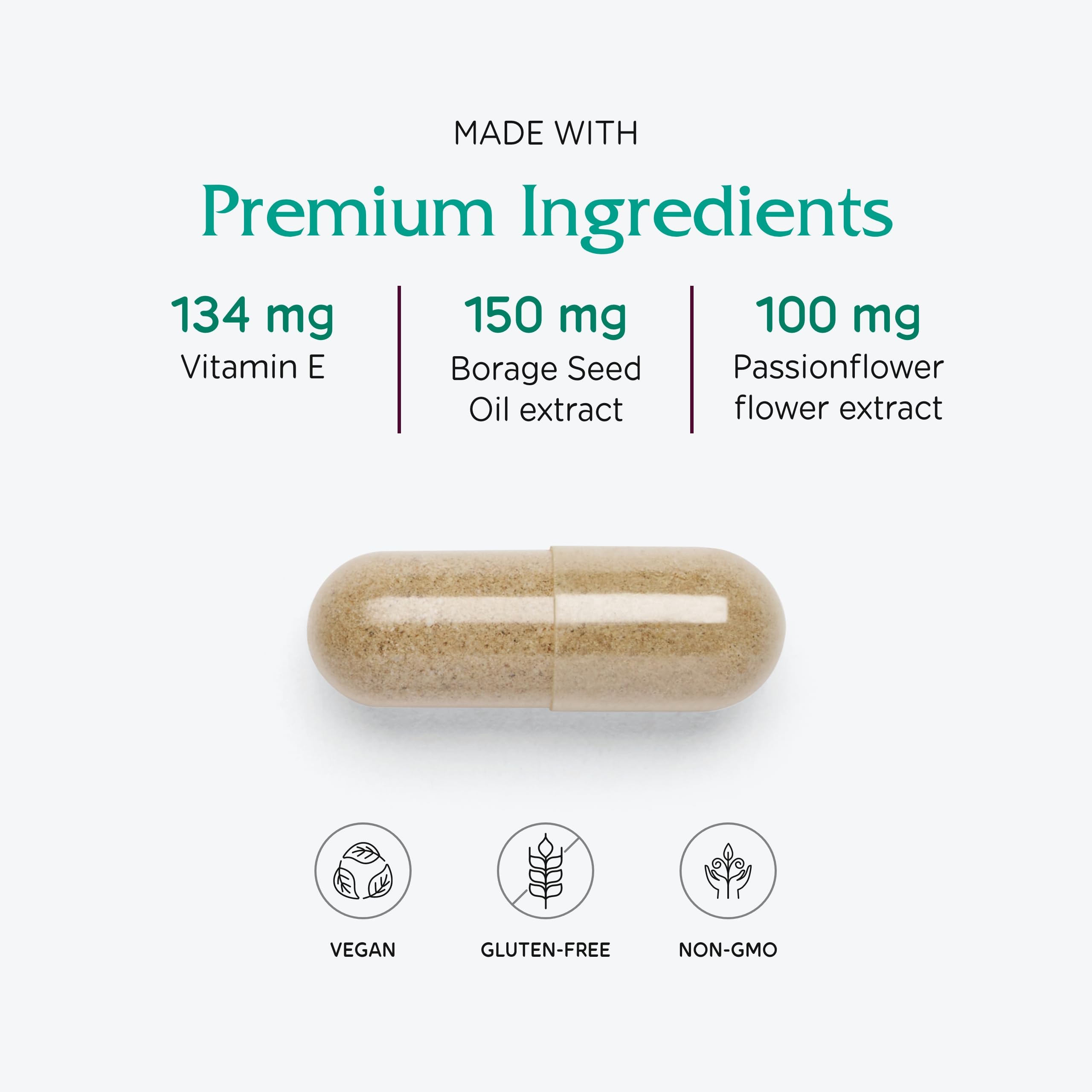 Vitanica Women's Phase I ingredient list with key nutrients