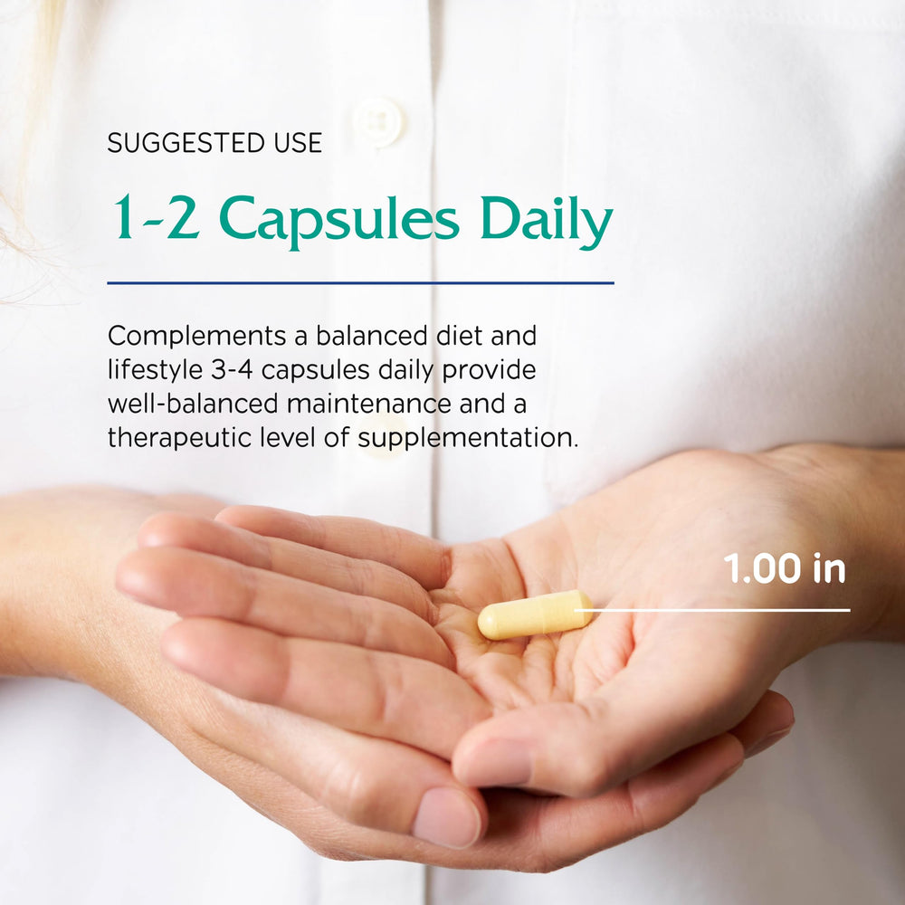 Vitanica Women's Symmetry daily-use setup demonstrates simple capsule routine.