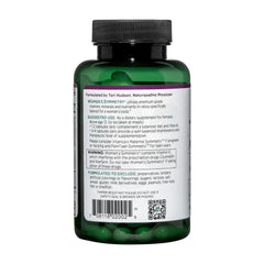 Vitanica Women's Symmetry label detail emphasizing allergen-free formulation.
