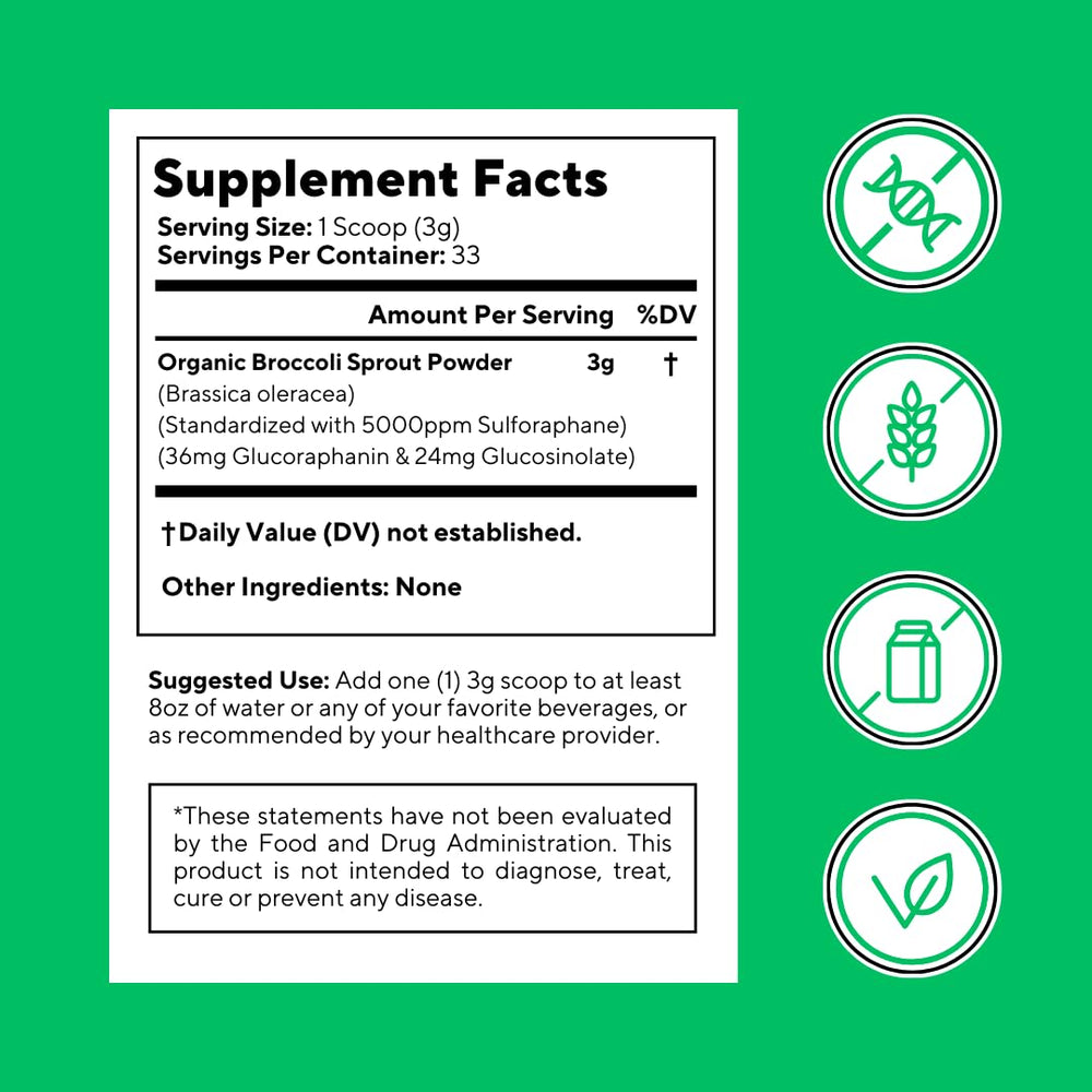 Vitapia broccoli sprout powder healthy-glow routine