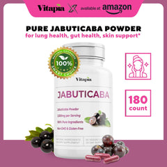 Vitapia Jabuticaba capsules pack highlights easy vegan capsules for on-the-go wellness