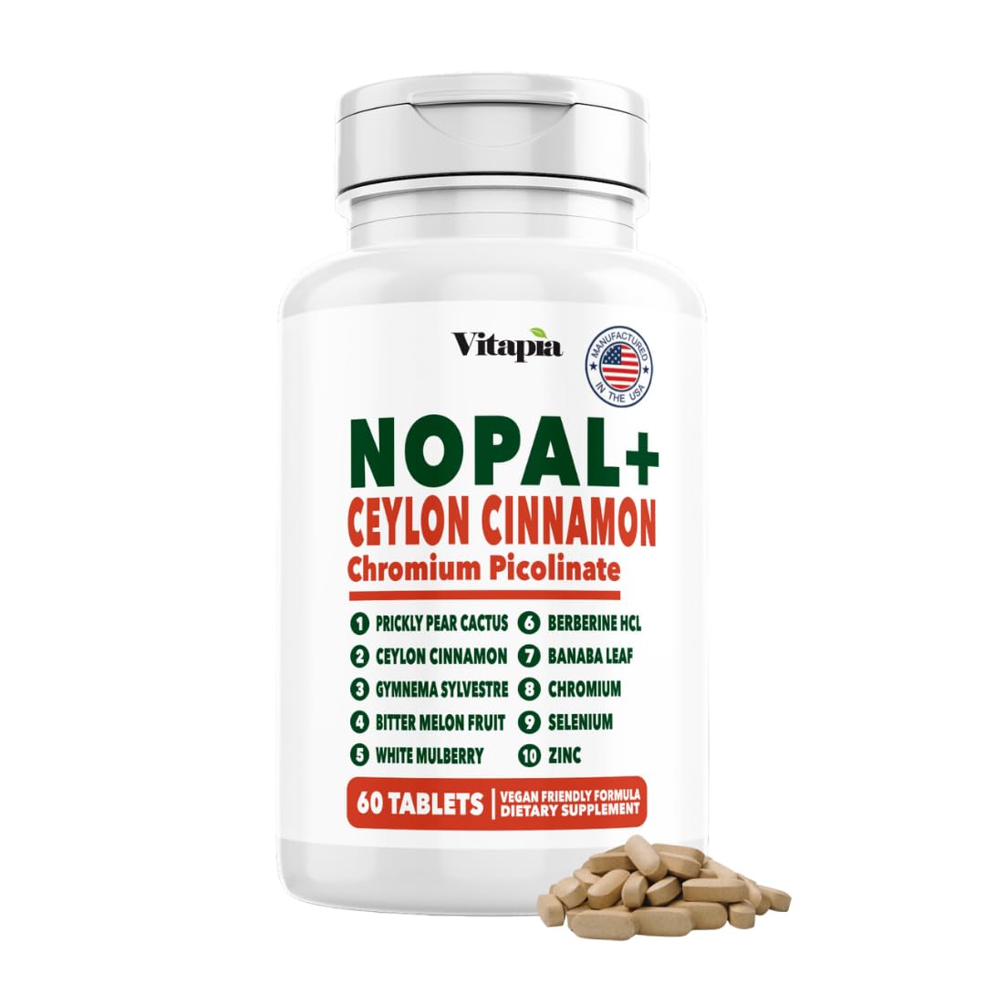 Vitapia Nopal Cactus Extract bottle on shelf suggesting daily antioxidant support