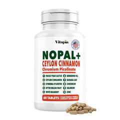 Vitapia Nopal Cactus Extract bottle on shelf suggesting daily antioxidant support