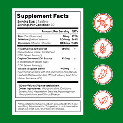 Vitapia Nopal Cactus Extract capsules in glass show easy daily intake