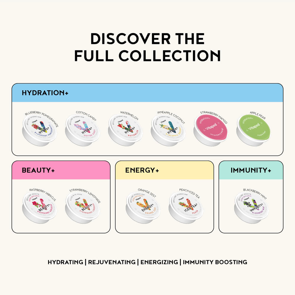 Family-friendly Vitapod Immunity+ hydration option for all ages