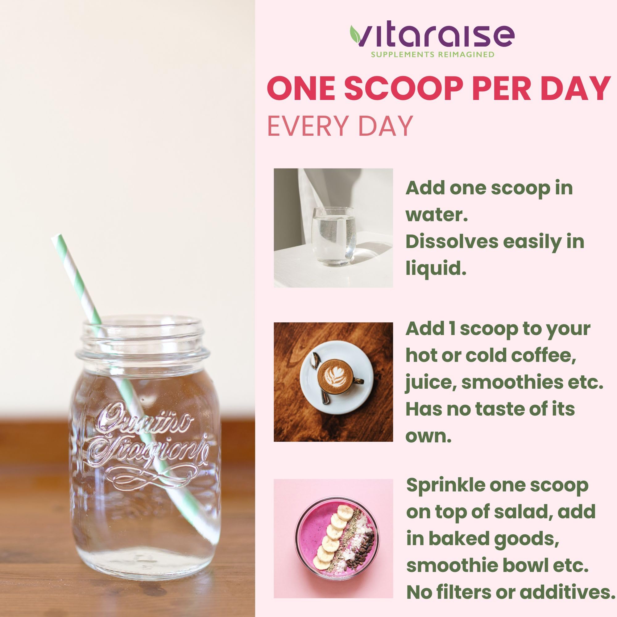 Vitaraise gluten-free GMO-free formula under third-party testing for purity