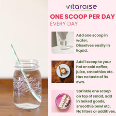 Vitaraise gluten-free GMO-free formula under third-party testing for purity