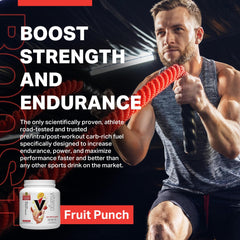Vitargo shaker with powder ready to mix for intra-workout fueling