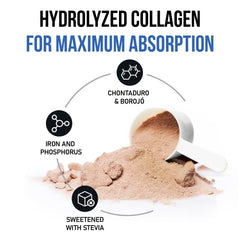 VITASEI collagen powder in hot cocoa for a comforting, warm drink.
