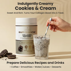 Vitasei cookies-cream close-up showing tasty flavor for daily use.
