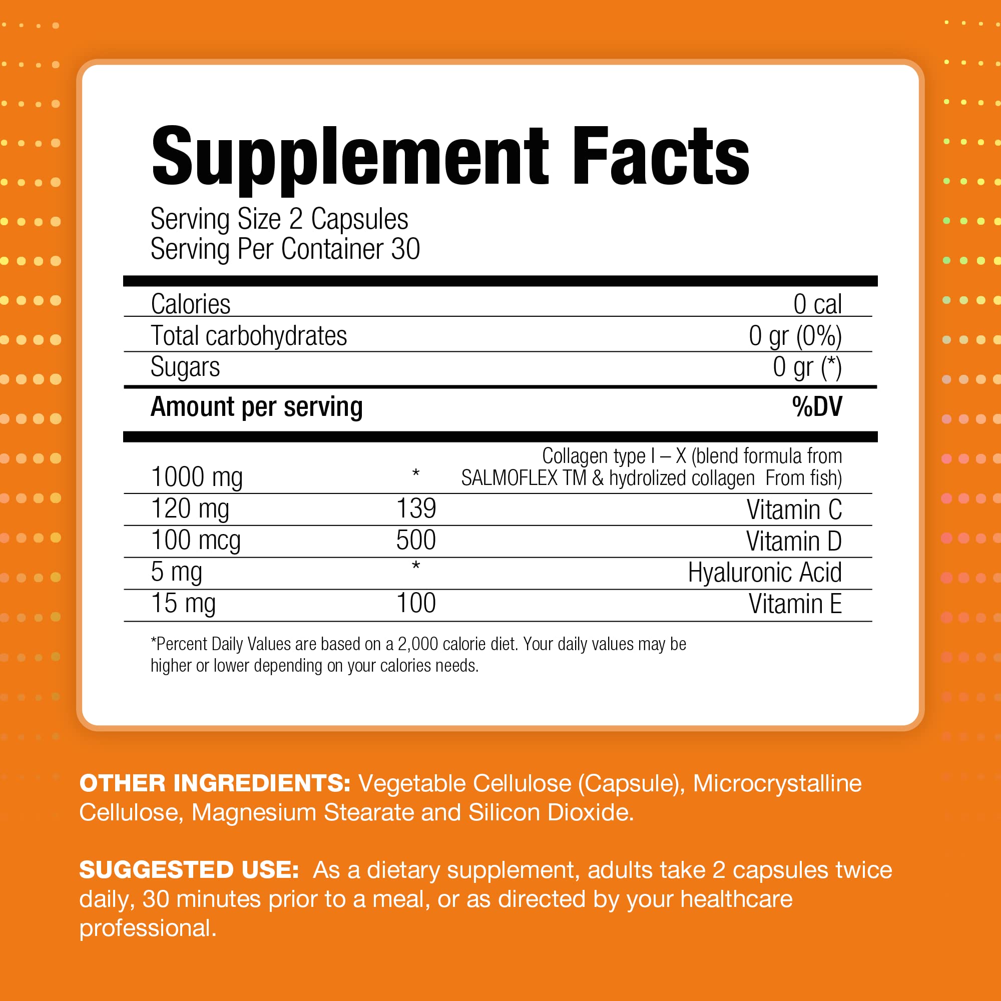 Closeup of Salmoflex capsules showing smooth coated pills