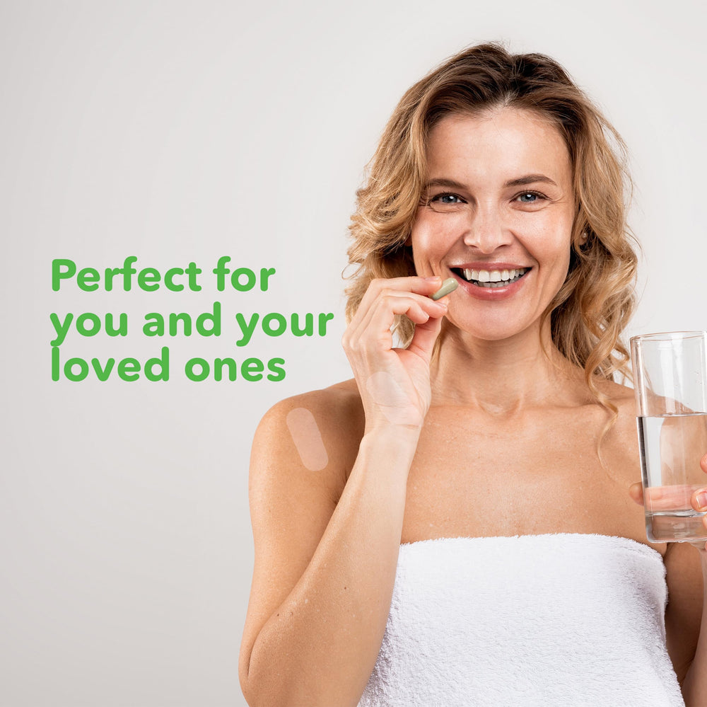 VITASUPPORTMD 60-capsule packaging supports a simple daily routine.
