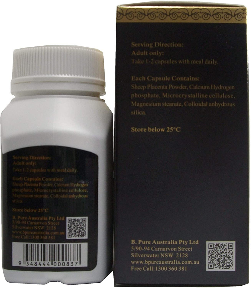 VitaTree Mega Sheep Placenta 80000 Max ingredients list prioritizes fast absorption and nutrients