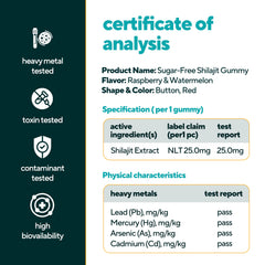 VitaUp GMP-certified facility badge shown with gummies.