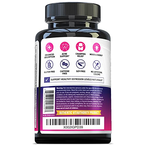Vitauthority hormone balance capsules packshot for cycle comfort