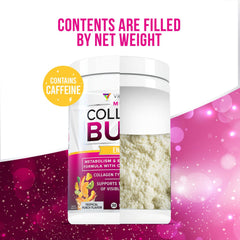 Four collagen sources: grass-fed beef, poultry, marine, eggshell