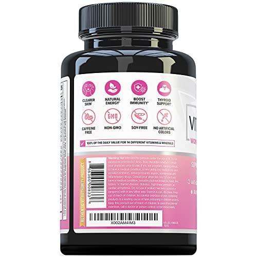 Vitauthority Women’s Daily Multivitamin capsules ready for daily use
