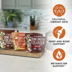 Vitauthority savory broth mix enhances soups and stews with rich collagen flavor