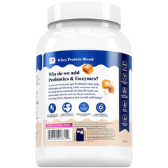 Vitauthority Vita Whey Women Salted Caramel flavor close-up highlighting taste