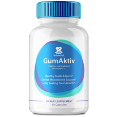 Vitavault GumAktiv capsules in a full bottle for everyday enamel support